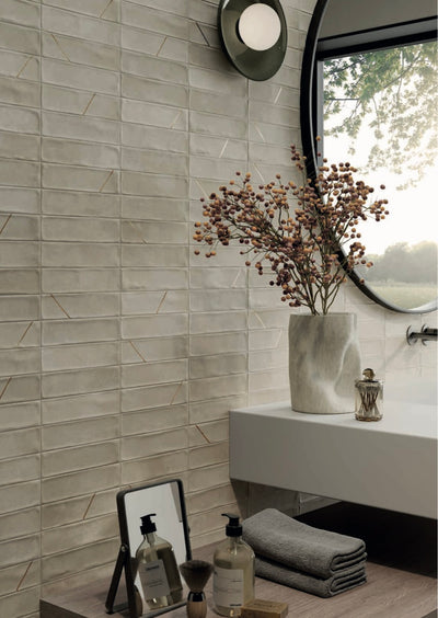 CRUDA BRICK TORTORA PORCELAIN TILE 2X8 R10B (4.8X20CM)