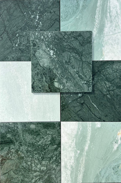 Empress Green Marble Tile 12x12 Polished