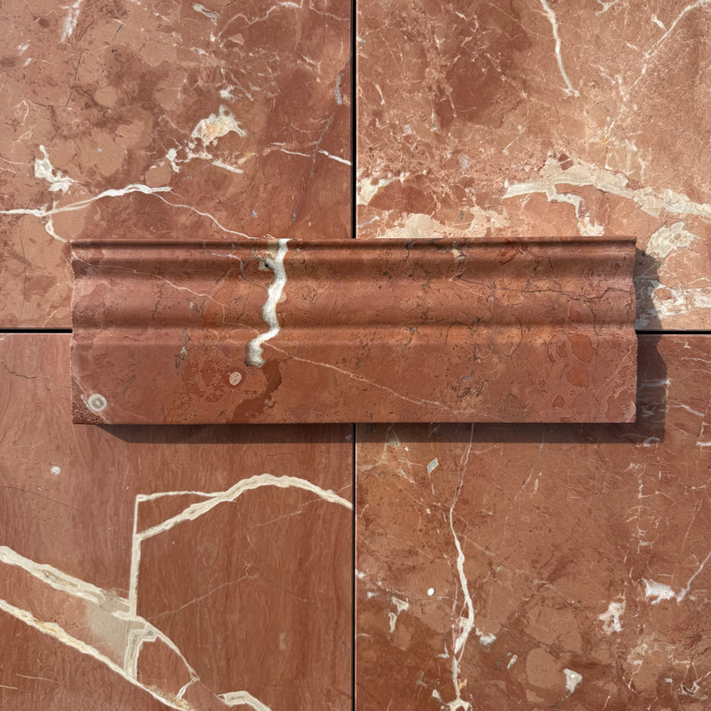 Rojo Alicante Marble Baseboard