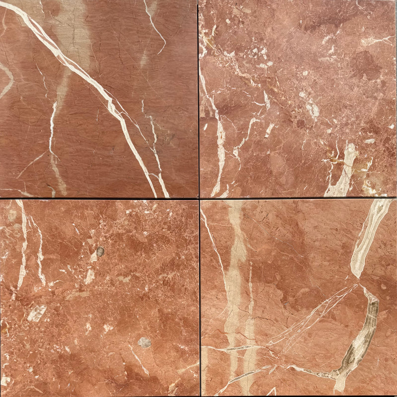 Rojo Alicante Marble 12x12 Polished/Honed