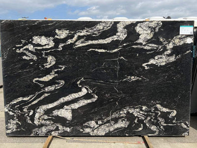 GRANITE TITANIUM POLISHED SLAB 3/4 122 x 75