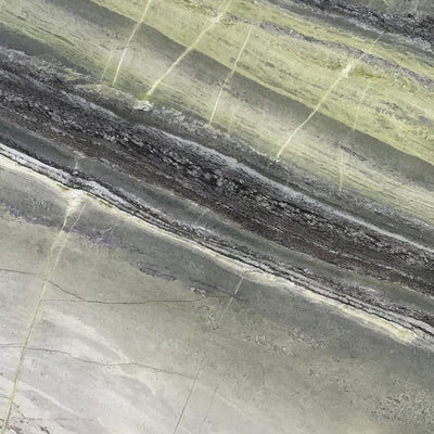 MARBLE IRISH GREEN OLIVE POLISHED SLAB  3/4 71 x 32