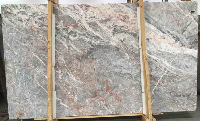 MARBLE FIOR DI PESCO CARNICO HONED SLAB 3/4 110 x 66