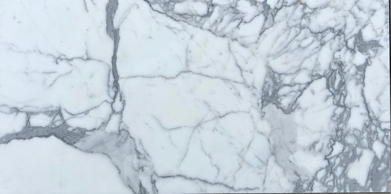 Statuario (Statuary)Premium Italian Marble 18x36 Honed