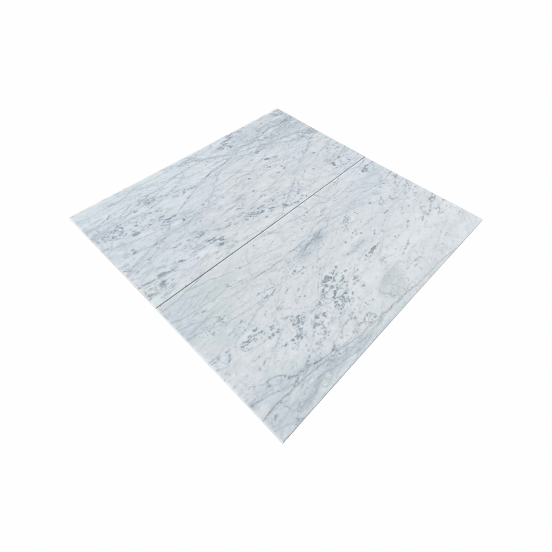 Carrara White Marble 18x36 Tile Polished/Honed