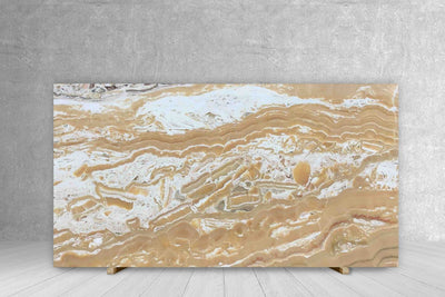 ONYX ALABASTRO EGIZIANO POLISHED SLAB 3/4 91 x 49