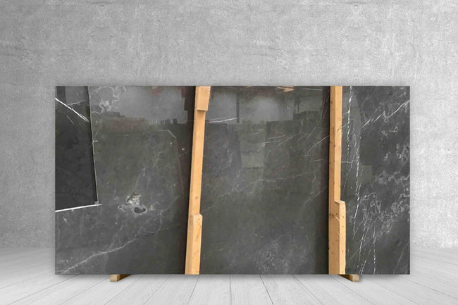 MARBLE ANTRACITE POLISHED SLAB 3/4 114 x 73