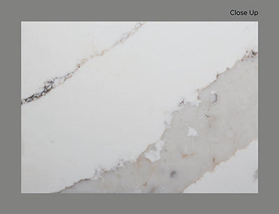 AQ CALACATTA TRASLUX QUARTZ POLISHED SLAB 3/4 127 x 64