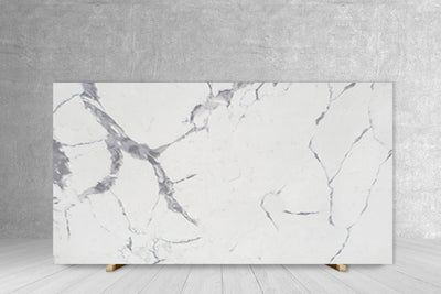 AQ INVISIBLE LIGHT QUARTZ POLISHED SLAB 3/4 126 x 63