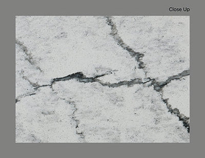 AQ STATUARIO FANTASTICO QUARTZ POLISHED SLAB 3/4 128 x 77