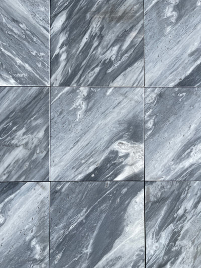 Bardiglio Nuvolato Italian Marble 18x18 Tile