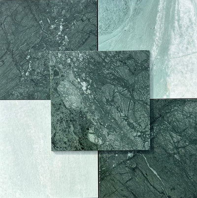 Empress Green Marble Tile 12x12 Polished