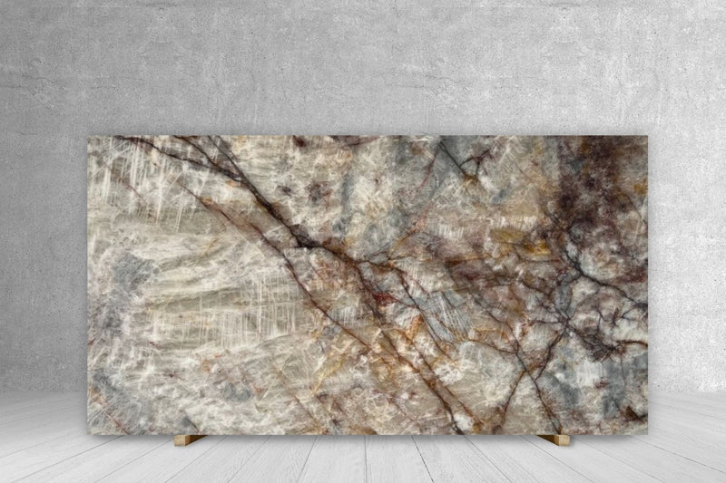 CRISTALLO AZULADO POLISHED SLAB 3/4 111 x 72