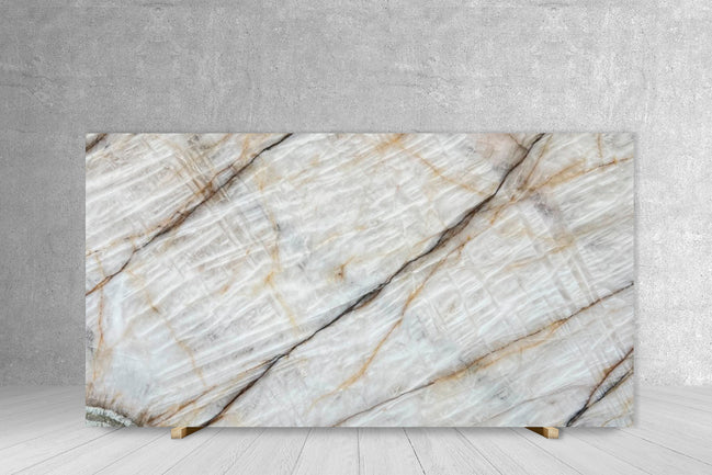 CRISTALLO VITRUM BOTH SIDES POLISHED SLAB + AVP 3/4 127 x 75