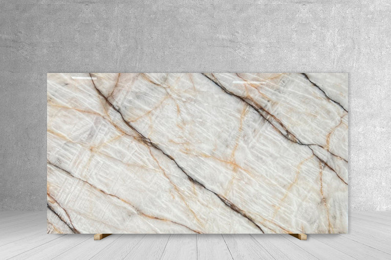 CRISTALLO VITRUM BOTH SIDES POLISHED SLAB + AVP 3/4 126 x 75