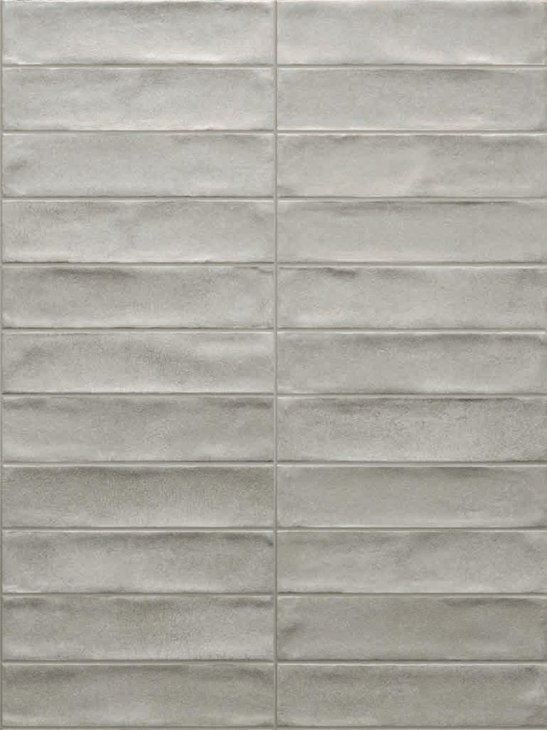 CRUDA BRICK BIANCO PORCELAIN TILE 2X8 R10B (4.8X20CM)