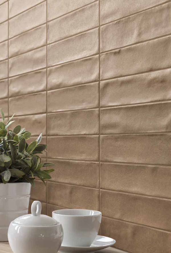 CRUDA BRICK SABBIA PORCELAIN TILE 2X8 R10B (4.8X20CM)