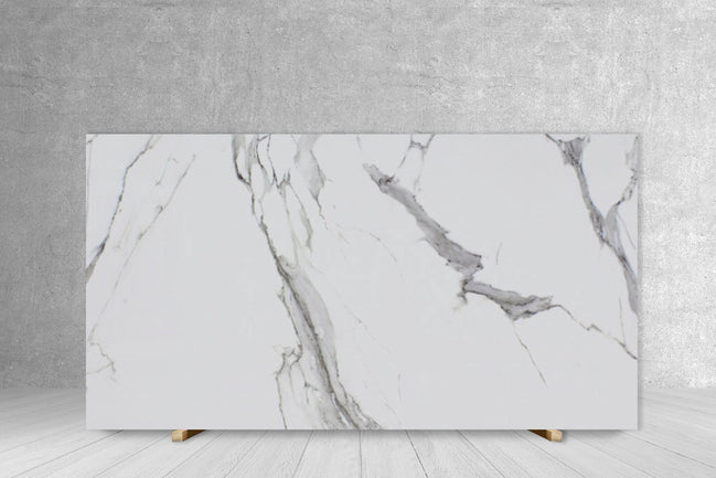 CALACATTA BORGO TECH SIDE A" 1/2" POLISHED SLAB 126 x 63