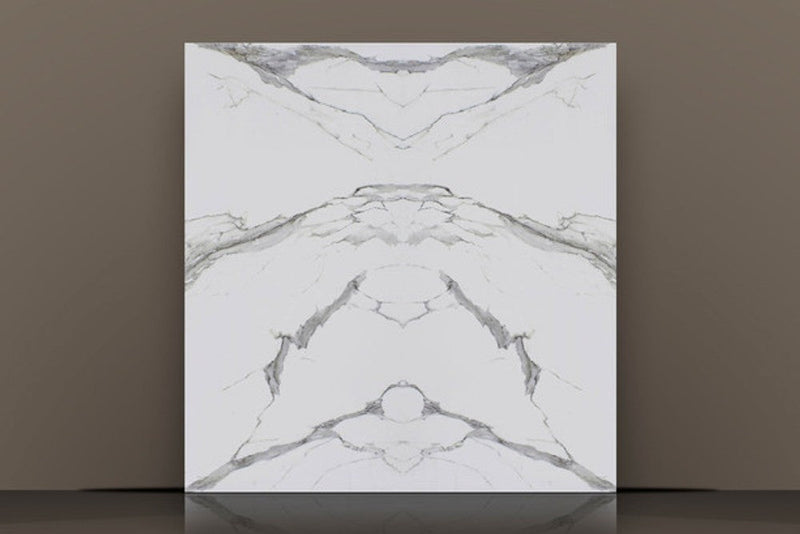 CALACATTA BORGO TECH SIDE B" 1/2" POLISHED SLAB 126 x 63