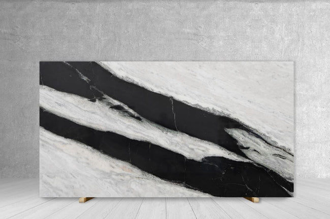 MARBLE DALMATA POLISHED SLAB 3/4 119 x 65