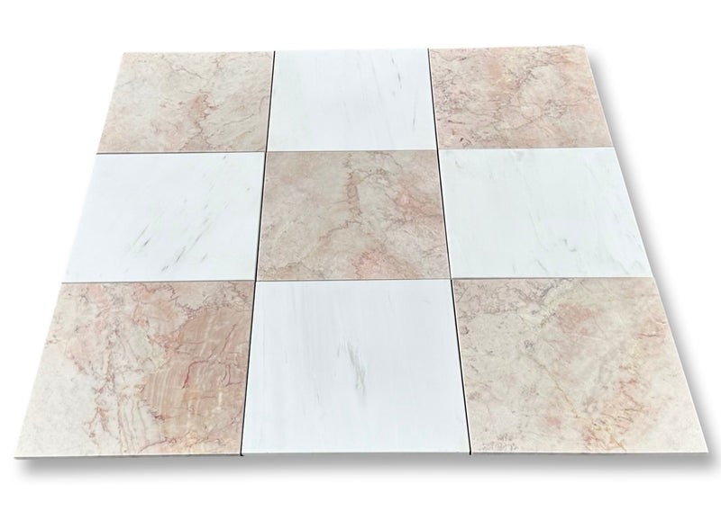 Bianco Dolomite 12x12 Tile Polished/Honed (Premium)