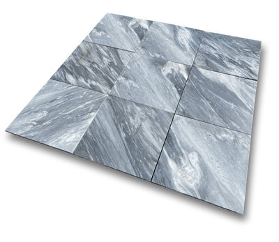 Bardiglio Nuvolato Italian Marble 18x18 Tile