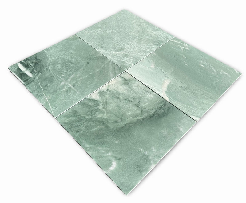 Ming Green Marble 12x12 Tile Polished&Honed