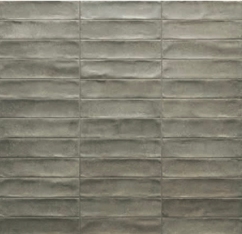 CRUDA BRICK TORTORA PORCELAIN TILE 2X8 R10B (4.8X20CM)