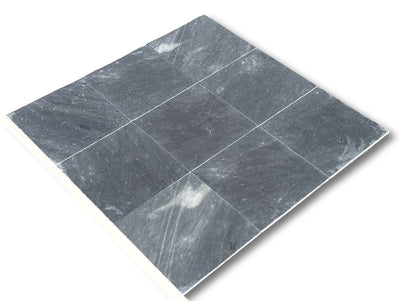 Bardiglio Imperiale Premium Italian Marble 12x12 Tumbled Tile