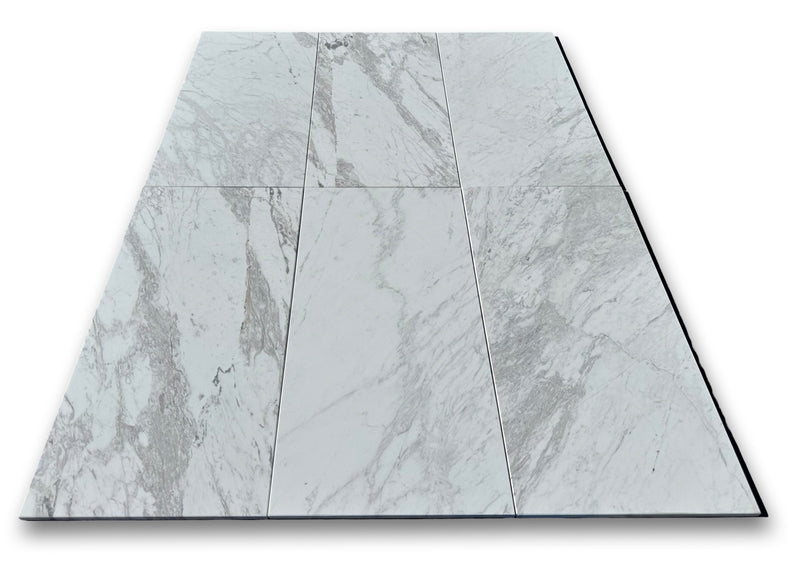 Volakas Premium Greek Marble 12x24 Polished&Honed