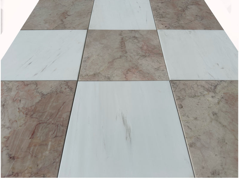 Bianco Dolomite 12x12 Tile Polished/Honed (Premium)