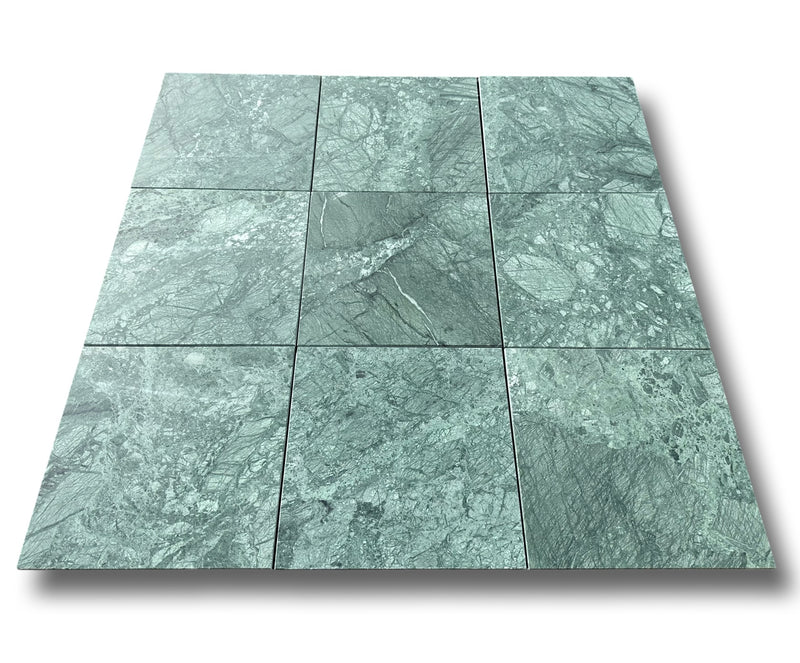 Empress Green Marble Tile 12x12 Polished