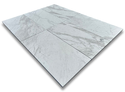 Volakas Premium Greek Marble 12x24 Polished&Honed