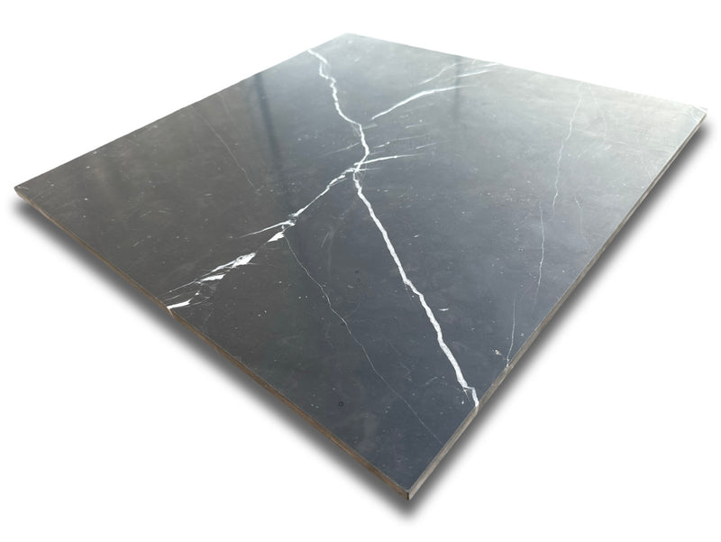 Nero Marquina Marble 18x18 Tile Polished/Honed