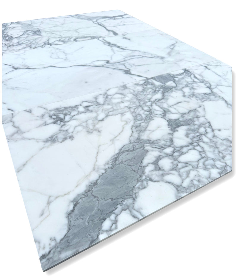 Statuario Premium Italian Marble 18x36 Honed