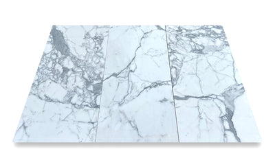 Statuario (Statuary)Premium Italian Marble 18x36 Honed