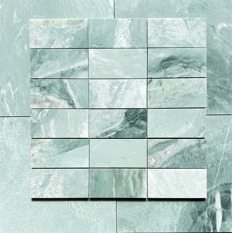 Ming Green Marble 3x6 Tile Honed&Polished