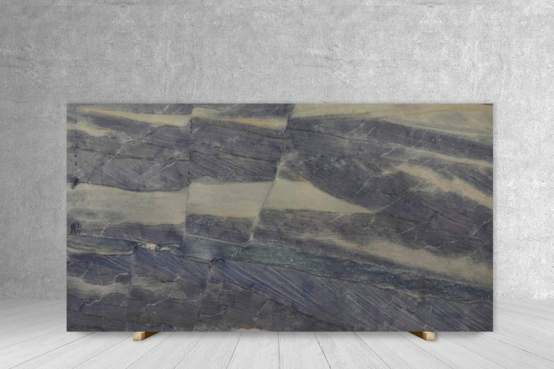 GRANITE AZUL MACAUBAS POLISHED SLAB 3/4 128 x 71