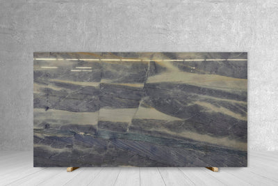 GRANITE AZUL MACAUBAS POLISHED SLAB 3/4 128 x 71