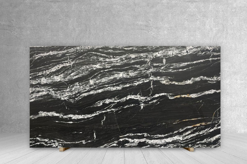 GRANITE BELVEDERE LEATHER SLAB 3/4 124 x 78