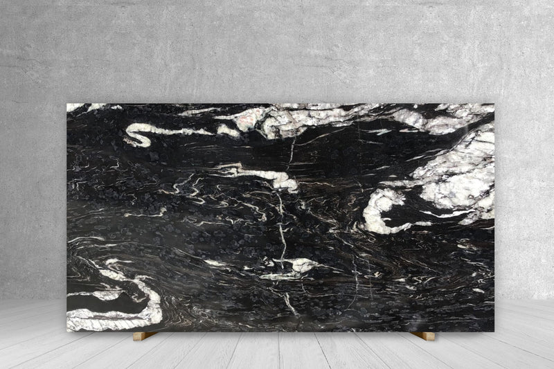 GRANITE TITANIUM POLISHED SLAB 3/4 122 x 75