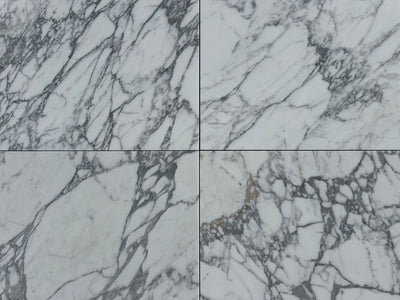 Arabescato 24x24 Premium Italian Marble Tile (Honed)