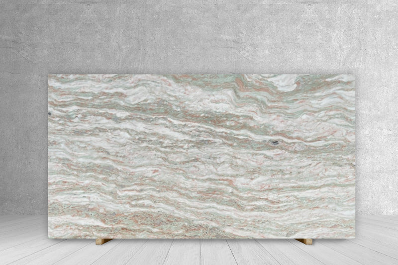 MARBLE ALBA CHIARA POLISHED SLAB 3/4 122 x 70