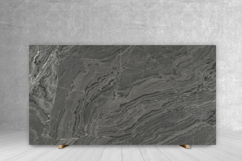 MARBLE BLIZZARD LEATHER SLAB 3/4 119 x 72