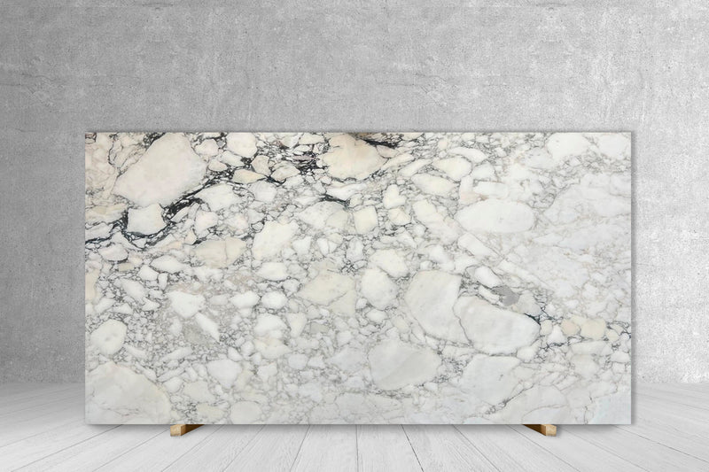 MARBLE CALACATTA MONET EXTRA HONED SLAB 3/4 129 x 77