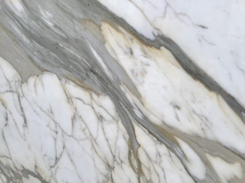 MARBLE CALACATTA BETOGLI PREMIUM DUAL HONED & POLISHED SLAB 3/4 138 x 74