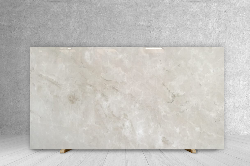 LIMESTONE CREMA LISBOA COMERCIAL POLISHED SLAB 3/4 113 x 75