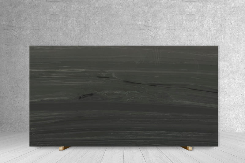 MARBLE HEMATITE BLACK HONED SLAB 3/4 114 x 61