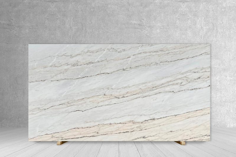 MARBLE ROSA AURORA HONED SLAB 3/4 119 x 64