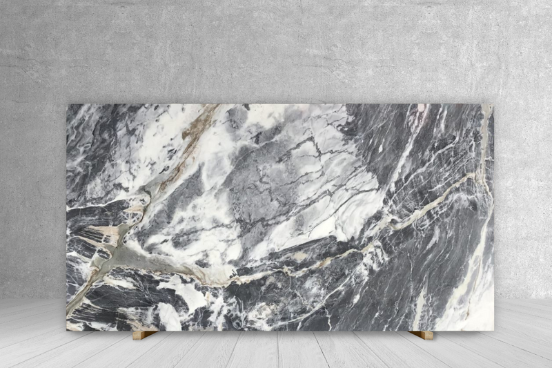 MARBLE AURORA GRIGIA POLISHED SLAB 3/4 93 x 53